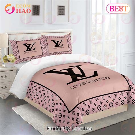 louis vuitton bed sheets pink|authentic Louis Vuitton bedding.